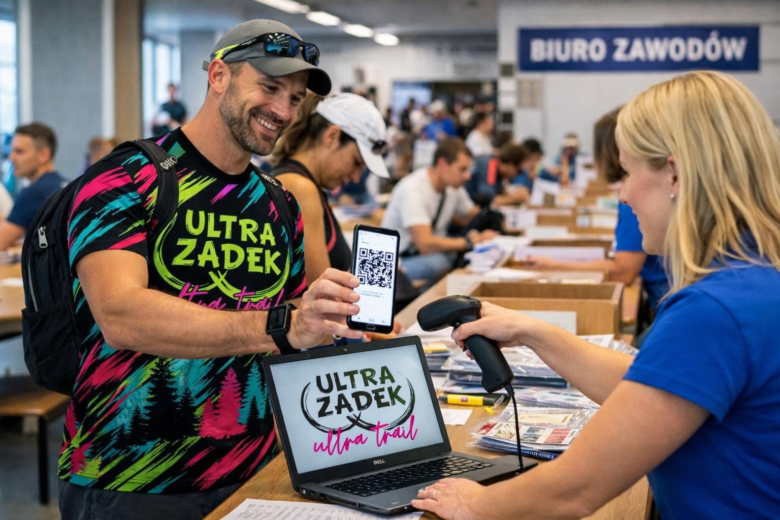 Zespół obsługujący elektroniczne biuro zawodów